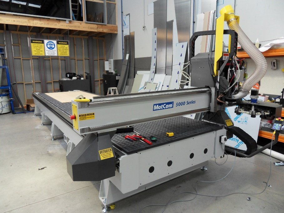 MatCam 5000 Series router, latest model with rotary ATC